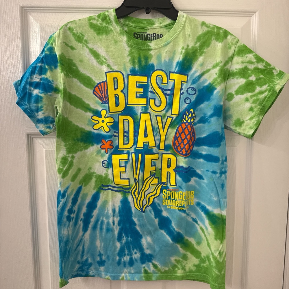 SpongeBob SquarePants The Musical Tie-Dye T-Shirt